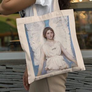 Angel Painting By Thayer Canvas Tote Bag